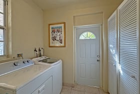 Laundry area