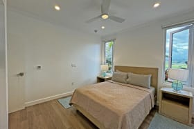 Ceiling fans throughout