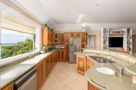 Kitchen enjoys views of the West Coast