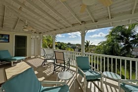 Spacious, covered patio