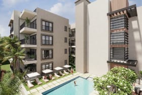 Lounge pool-side with BBQ & WiFi