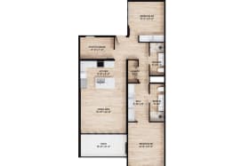 Two Bedroom Floor Plan