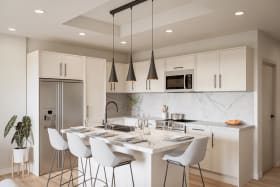 Kitchen outfitted with quality appliances