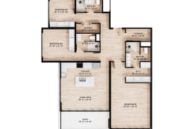 Three Bed Floor Plan