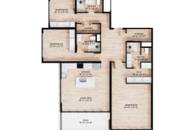 Three Bedroom Floor Plan
