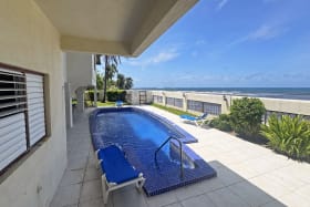 Communal pool area