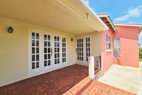 Entrance and front patio