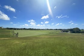 Stunning distant ocean  views overlooking the polo field and countryside