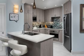 Fully equipped and renovated kitchen