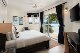 Primary bedroom with sea views
