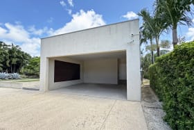 Covered garage