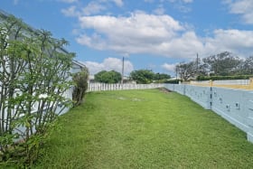 Spacious garden
