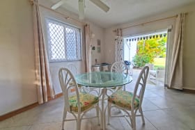 Bright and airy dining area