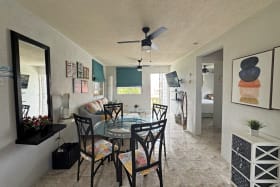 Open-plan living/dining area