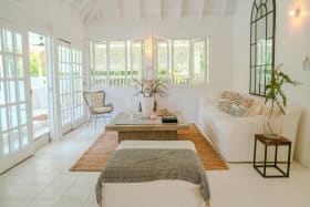 Beautifully decorated living area