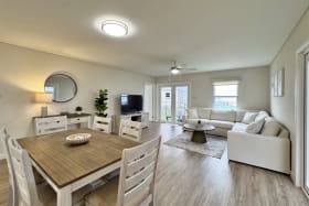 Open-plan layout