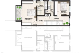 Units 3 & 4 first floor level