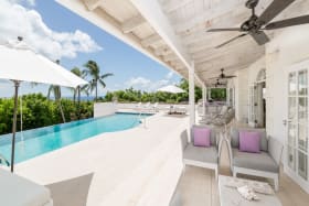 Purple Haze.  Infinity edge pool with views over the Caribbean Sea