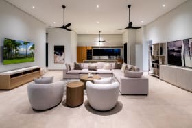 Living room and Kitchen