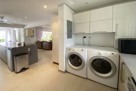 Laundry area off the kitchen