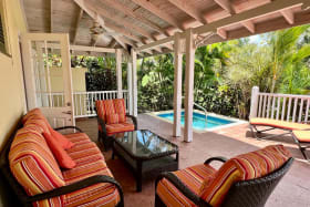 Patio and private plunge pool