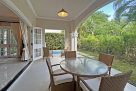 Covered terrace