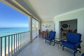 Expansive, patio with stunning ocean views