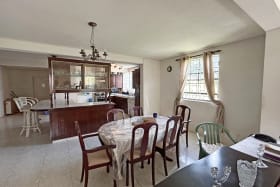 Dining and kitchen area