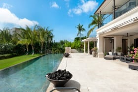 Large patio and pool