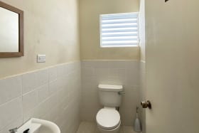 One of 2 bathrooms on upper level