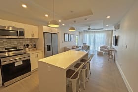 Modern open plan kitchen