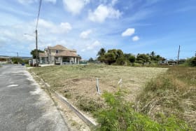 View of Lot 6 and the access road