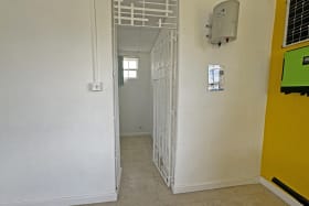 Entrance to an office or storage area