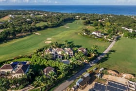 Fabulous, private location overlooking the 13th hole and Caribbean Sea views.