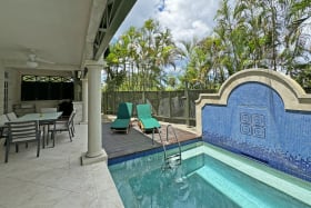 Patio with Private Plunge Pool