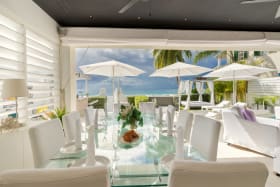 Bright and airy dining area