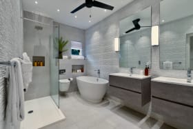 Lower bathroom