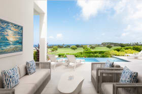 Exquisite Entertainment Area with views over the Polo
Field to the West Coast