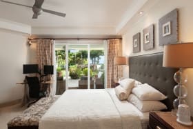 Primary bedroom suite with sea views