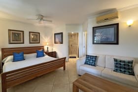 Guest suite with walk-in closet