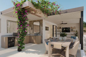 Covered terrace