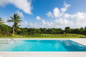 Large pool deck ideal for entertaining
