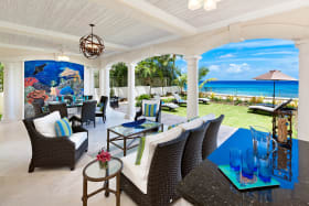 Large covered patio