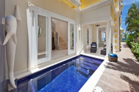 Pool at northern side of house