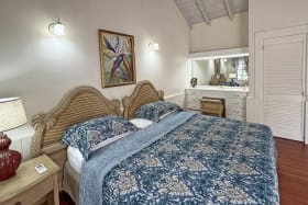 Spacious Primary bedroom opens to deck