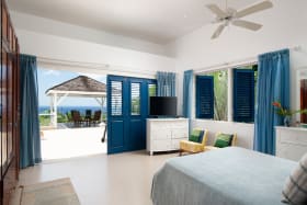 Primary bedroom 1 opens to pool terrace