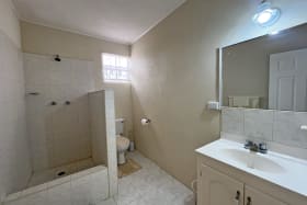 Upper guest bathroom