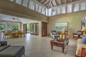 Seamless indoor-outdoor flow to the patio