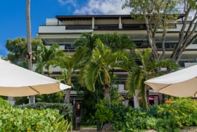 Coral Cove exterior shot from the beach