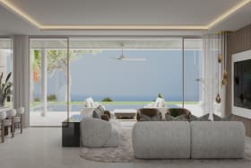 Overlooking golf and seaviews